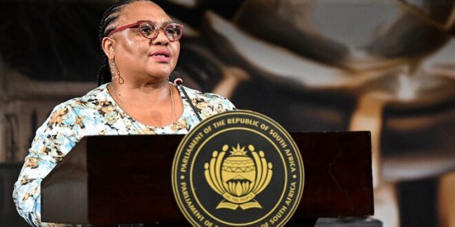 National Assembly Speaker, Thoko Didiza making opening remarks during the an Orientation and Induction Programme for MPs held at Century City, Cape Town on July 2, 2024