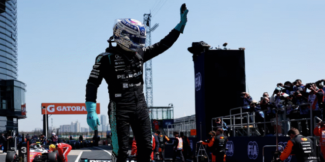 F1 leader Russell wins Shanghai sprint for Mercedes