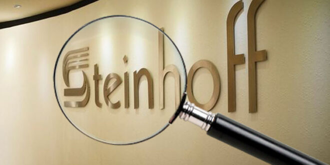 The logo of multinational retail holding company, Steinhoff.