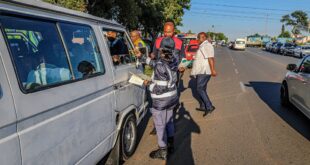 A scholar transport vehicle is seen during an inspection by the Department of Transport on 22 January 2026.
