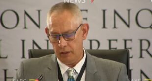 Tshwane Metro Police Department's (TMPD) Deputy Commissioner Revo Spies is giving evidence at Madlanga Commission of Inquiry in Pretoria on March 24, 2026.