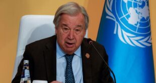 United Nations Secretary-General Antonio Guterres speaks on the day of the Second World Summit for Social Development, focusing on advancing social development and reaffirming commitments to the Copenhagen Declaration, in Doha, Qatar on November 4, 2025.