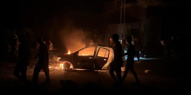 Israeli strike kills two Palestinians in a car in Gaza
