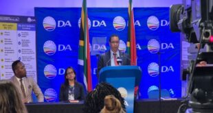 DA Federal Chairperson Ivan Meyer briefs the media at its headquarters in Bruma, East Rand on October 20, 2025.