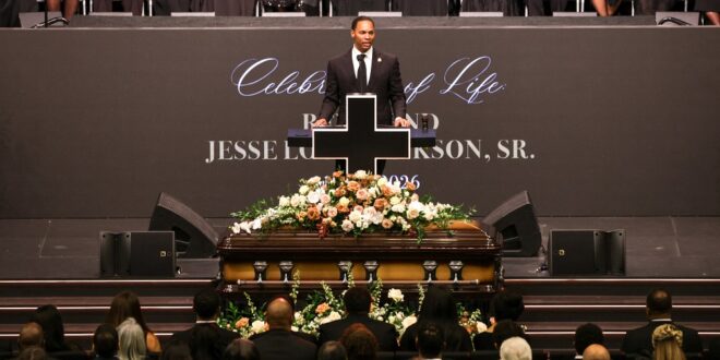 Jacksons son Yusef says the Reverand brought light to a