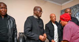 Jacob Zuma pays respects to Malemas home following aunts passing