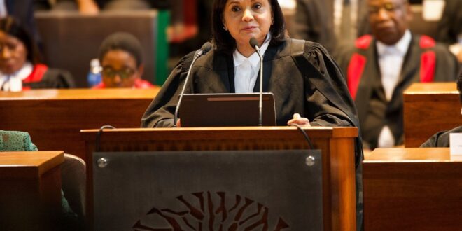 Former National Director of Public Prosecutions, Advocate Shamila Batohi.