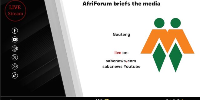 LIVE AfriForum briefs the media