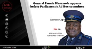 LIVE Gen Fannie Masemola appears before the Ad Hoc committee