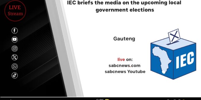 LIVE IEC briefs media on upcoming local government elections