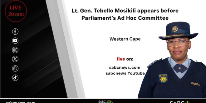 LIVE Lt Gen Tebello Mosikili appears before Ad Hoc Committee