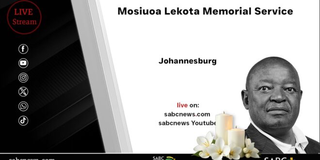 LIVE Mosiuoa Lekotas memorial service at Regina Mundi
