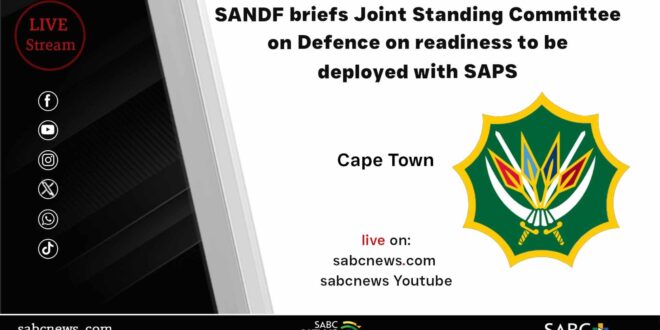 LIVE SANDF briefs the Joint Standing Committee on Defence