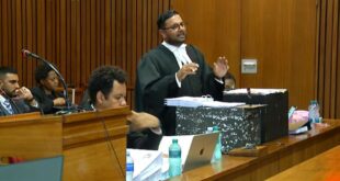 uMkhonto weSizwe (MKP) Legal Representative Adv Kameel Premhid speaks at the High Court in Pretoria on March 25, 2026.