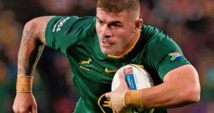 Malcolm Marx wins SA Rugby Mens Player of the Year