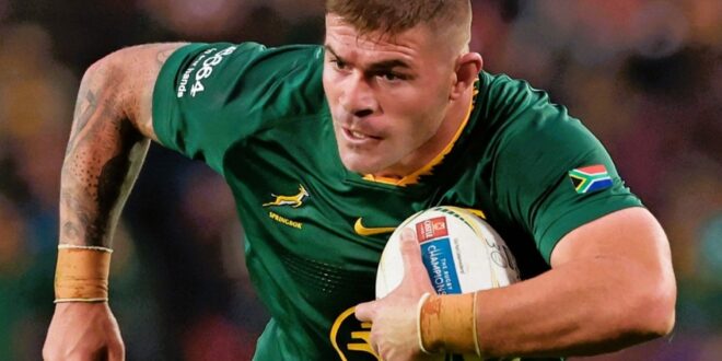 Malcolm Marx wins SA Rugby Mens Player of the Year