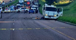 Visuals from the Cash-in- Transit robbery on the N2 South Bound near the NPC Cement Factory South of Durban on March 4, 2026.