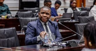 KwaZulu-Natal Police Commissioner Nhlanhla Mkhwanazi appears before the Ad Hoc Committee on 18 March 2026.