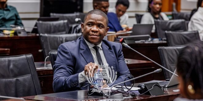 KwaZulu-Natal Police Commissioner Nhlanhla Mkhwanazi appears before the Ad Hoc Committee on 18 March 2026.