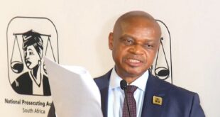 The National Director of Public Prosecutions, Advocate Andy Mothibi briefs media on the organisation's strategic priorities.