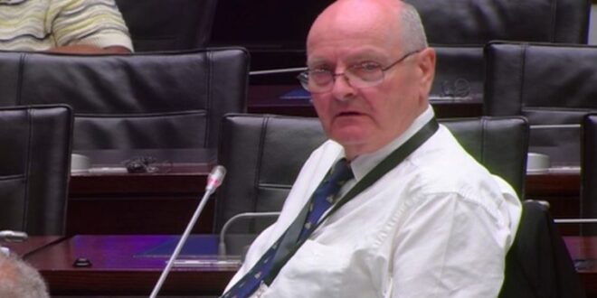 Private investigator, Paul O'Sullivan testifies before Parliament's Ad Hoc Committee.
