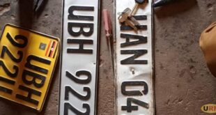 Police bust number plate theft racket in Kampala