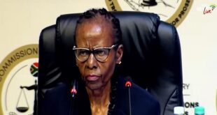 Retired Justice Sisi Khampepe chairs the Truth and Reconciliation Rate (TRC) Conditions Rate of Inquiry on November 10, 2025.