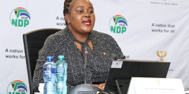 Justice Minister Mmamoloko Kubayi