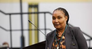 Minister of Human Settlements Thembi Simelane.