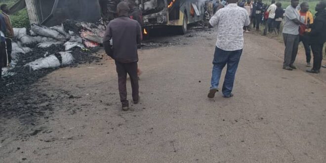 Six Killed in Fiery Head On Crash on Highway