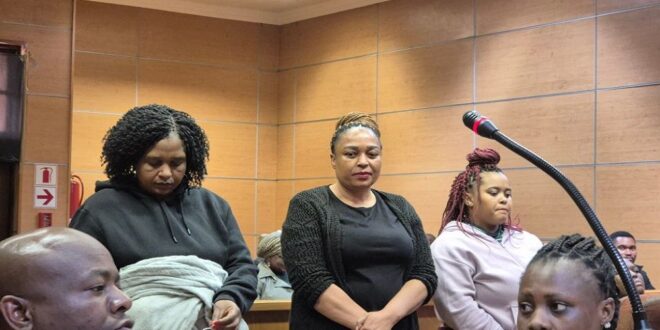 The bail application of Rachel Kutumela, her sister and daughter at the Polokwane Magistrate's Court in Limpopo on July 24, 2025.