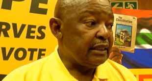 Congress of the People party (COPE) leader Mosiuoa Lekota.