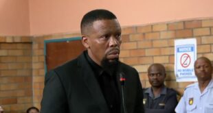Matipandile Sotheni appears at the Brakpan Magistrate's Court in the East Rand on March 25, 2026.