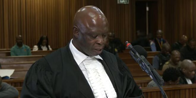 Remark Prosecutor Adv George Baloyi.