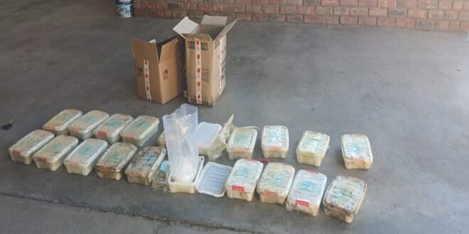 SAPS Breede River K9 Unit confiscated a significant consignment of crystal meth in Worcester on March 24, 2026.