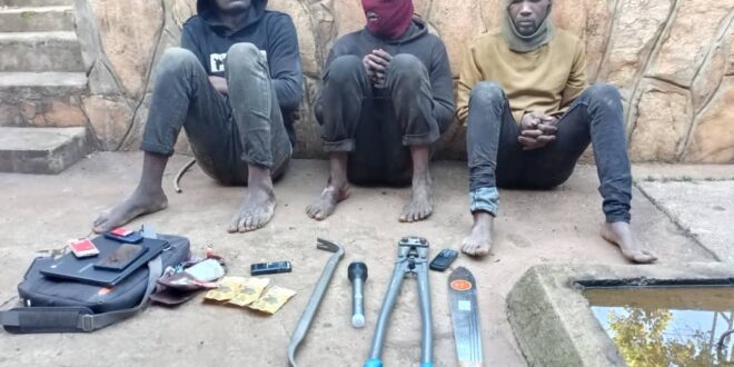Three Panga Wielding Robbery Suspects Arrested After Breaking Into Businessmans Home