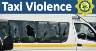 SAPS taxi violence graphic.