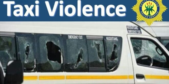 SAPS taxi violence graphic.