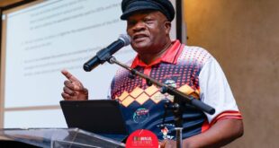 Cosatu General Secretary Solly Phetoe addresses delegates at the Nedlac Labour School on 24 Narch 2026.