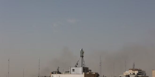 Smoke rises following an explosion, after Israel said it launched a pre-emptive attack against Iran, in Tehran, Iran on February 28, 2026.